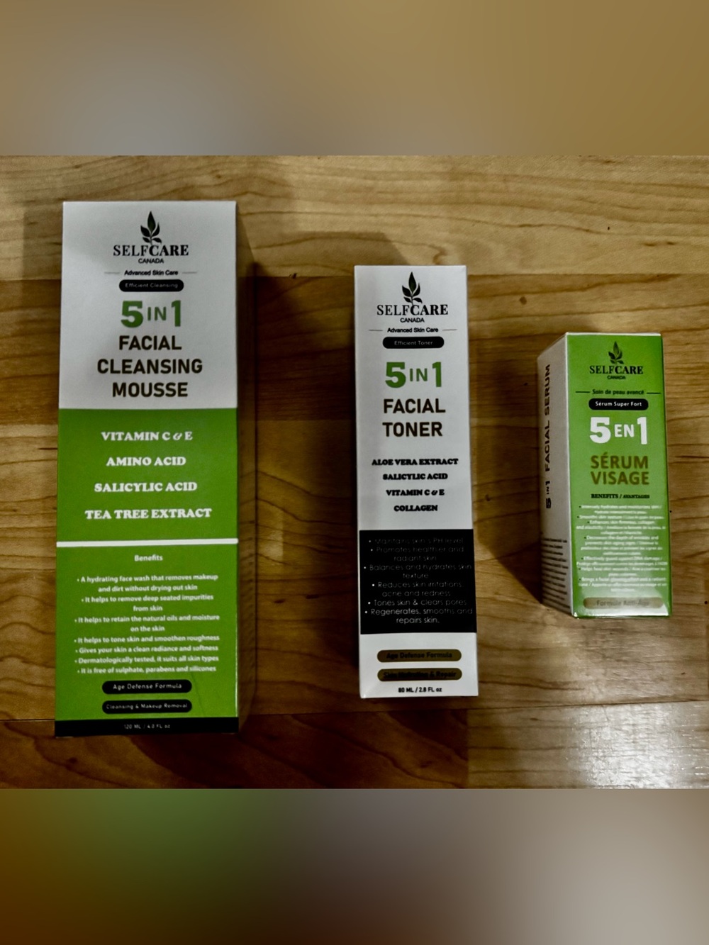 Selfcare Canada 5 in 1 Facial Skincare Set Facial Skincare Set